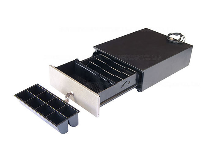 Mini gaveta do dinheiro eletrônico da posição do estojo compacto, caixa de dinheiro da caixa registadora do metal